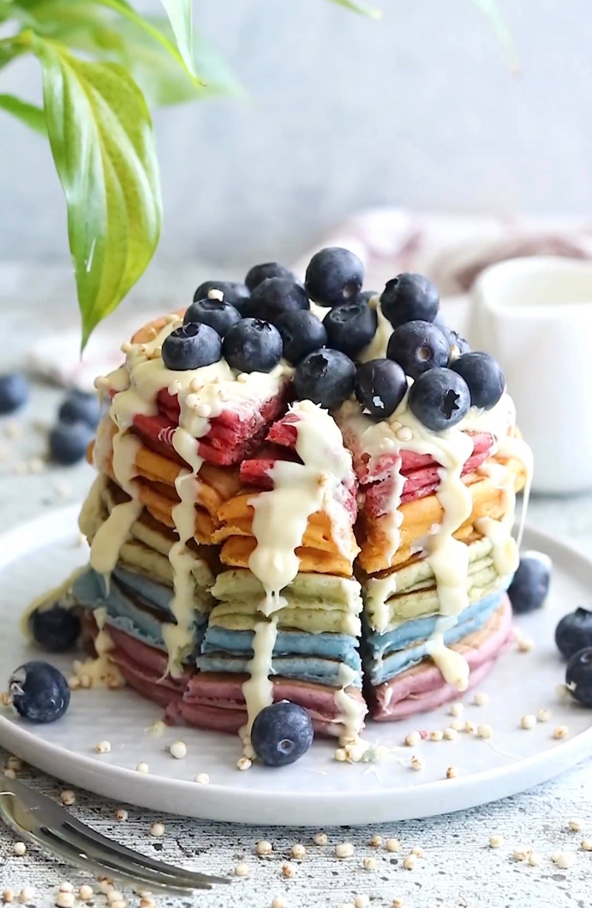 Rainbow Pancakes