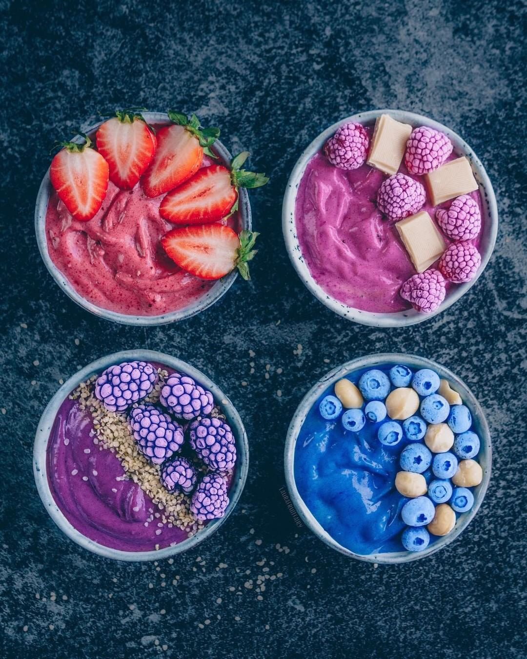 Colorful Smoothie Bowls