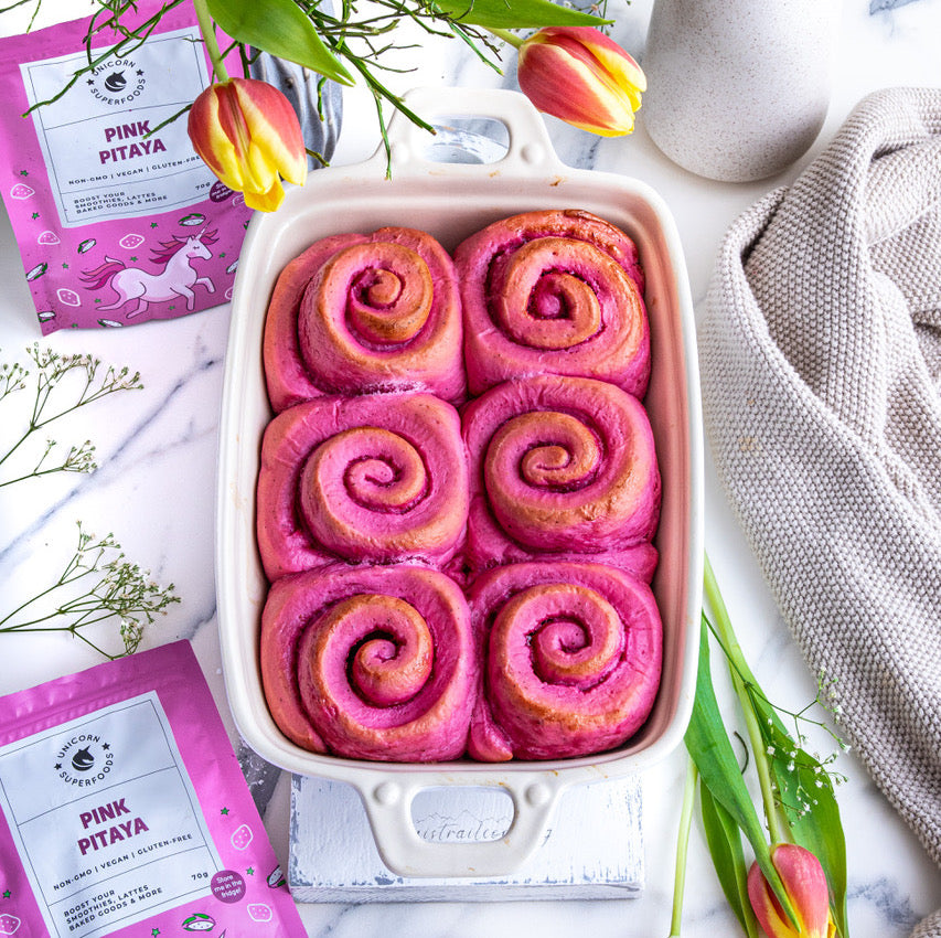 Pink Pitaya Buns