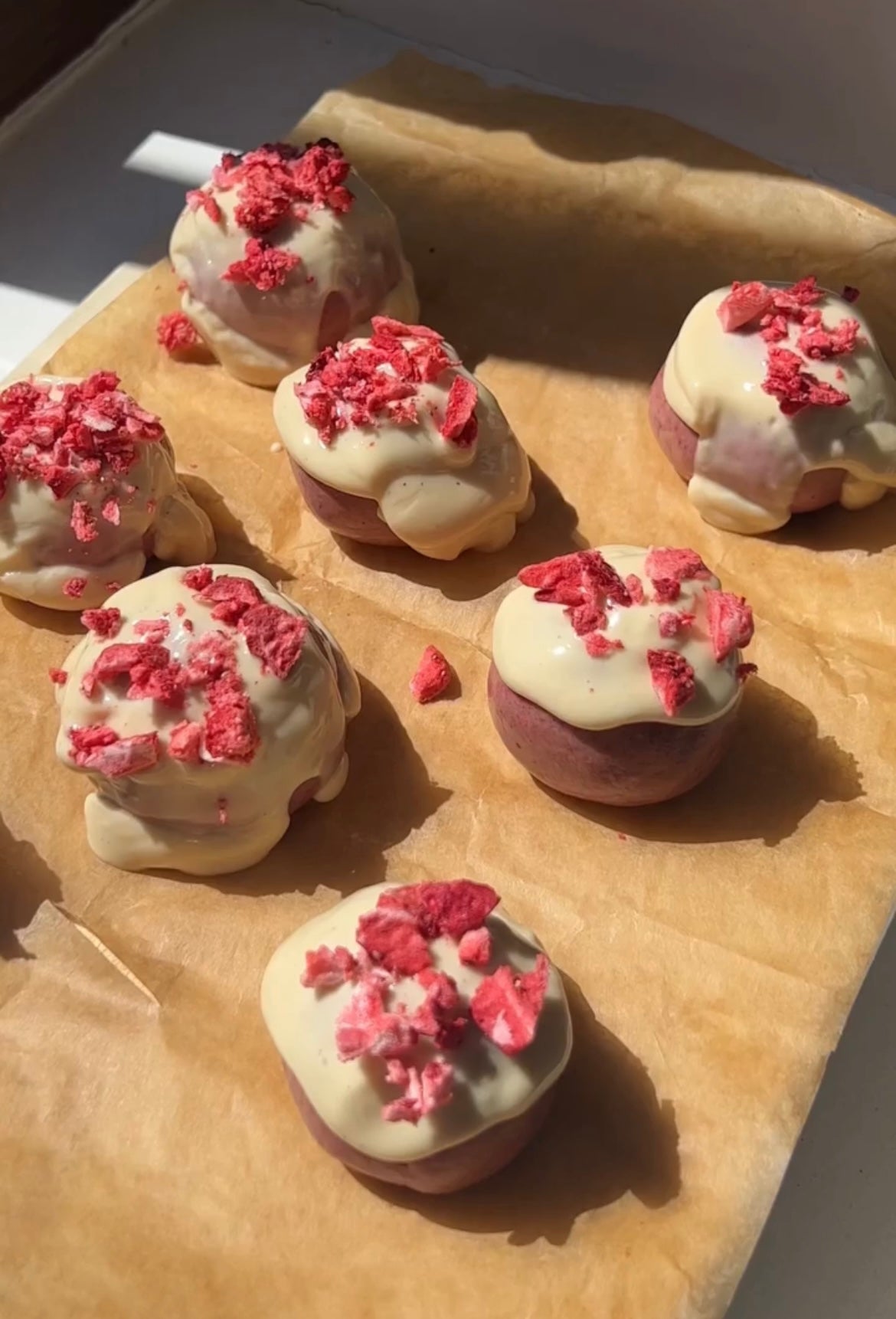 Pink Pitaya Protein Bites