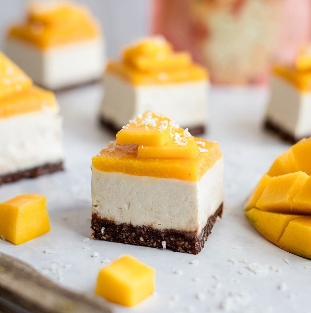 No Bake Mango Cheesecake