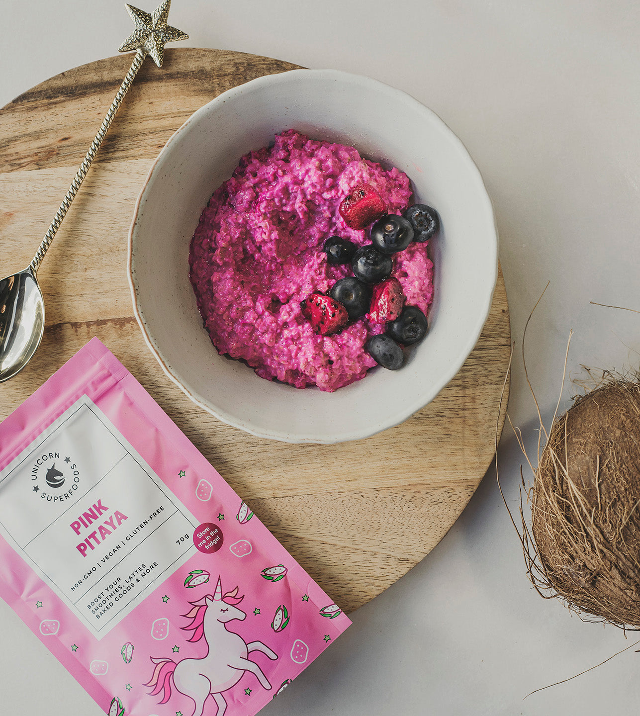 pink pitaya oats