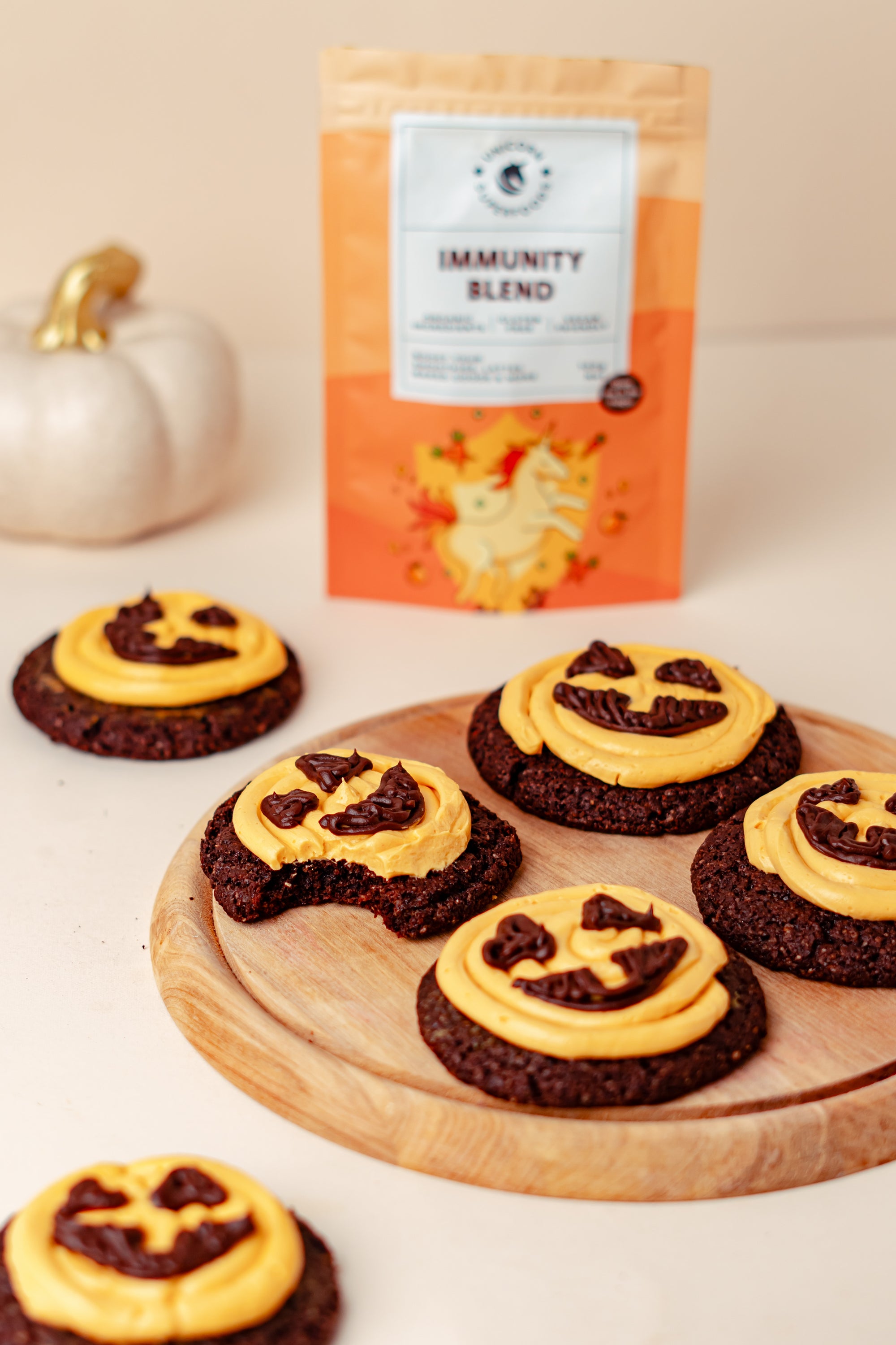 Halloween Pumpkin Cookies