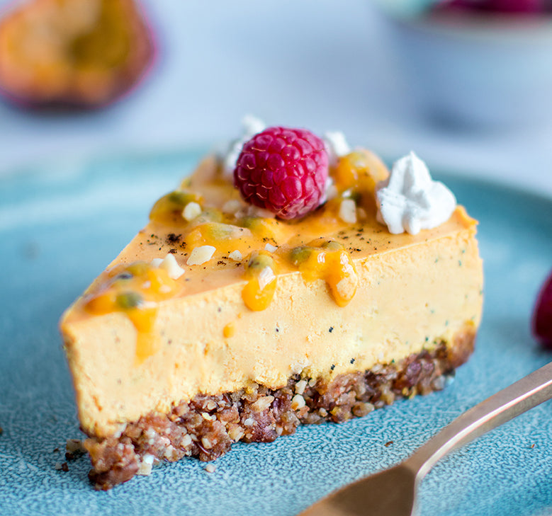 passion fruit cheesecake