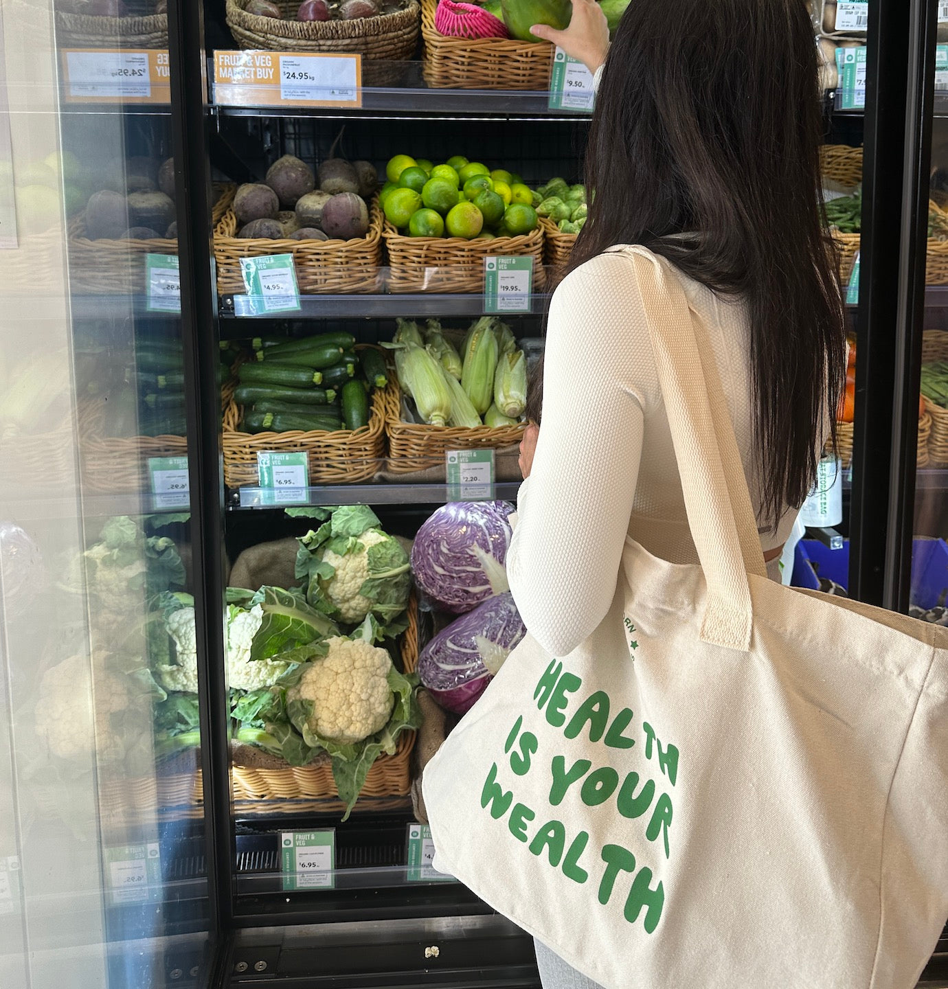 Carry Your Values: Health is your Wealth Totes & Sustainable Living