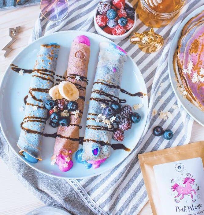 Gluten Free Unicorn Crepes