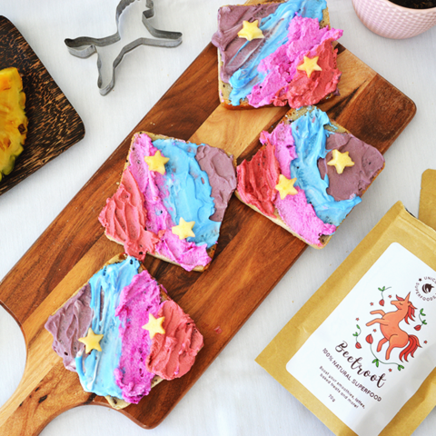 How to make Unicorn Toast