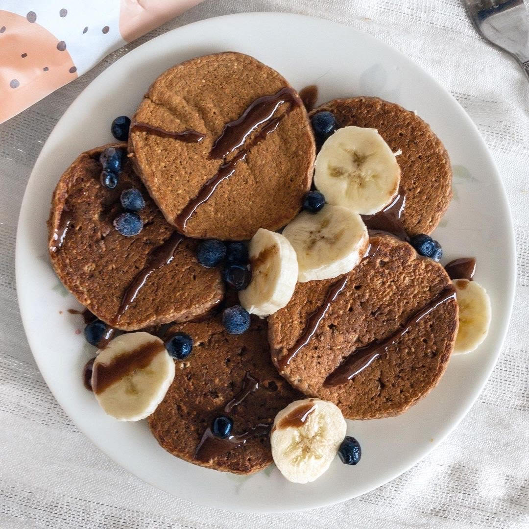 Choc Fudge Protein Pancakes