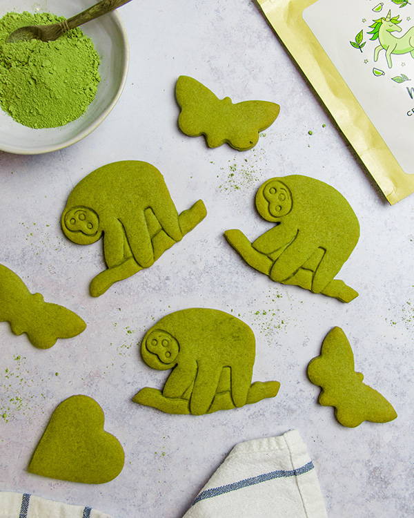 Matcha Sloth Cookies