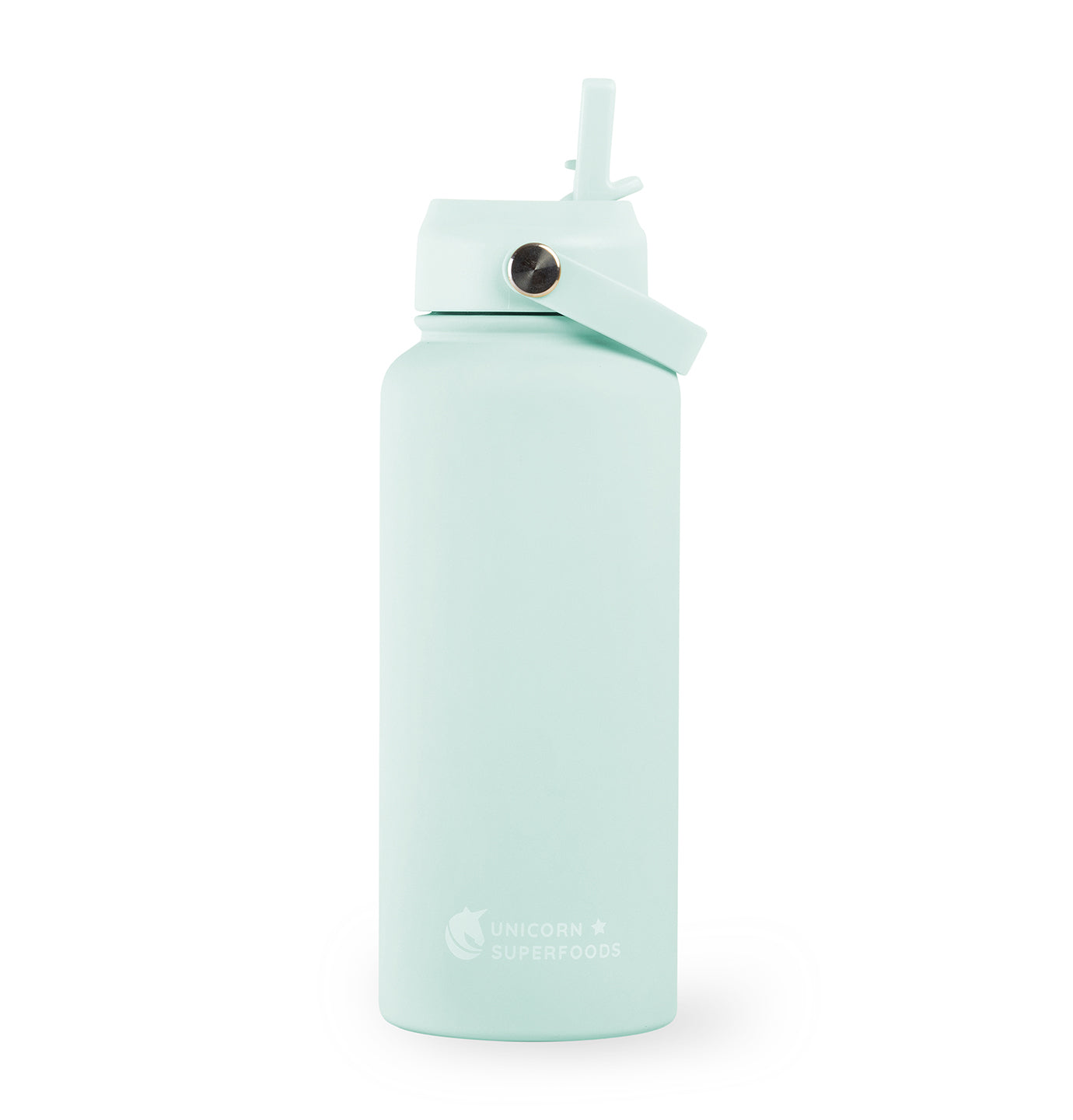 blue insulated water bottle