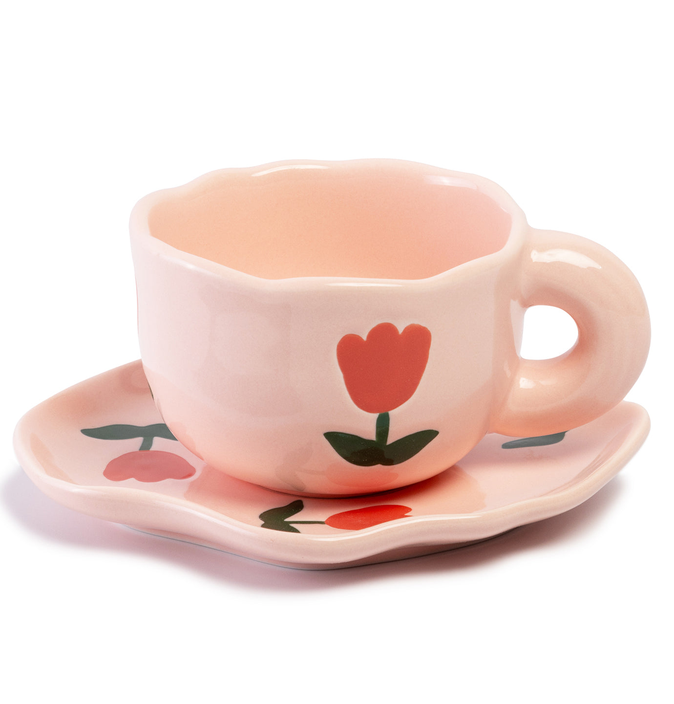 Pink Tulip Mug