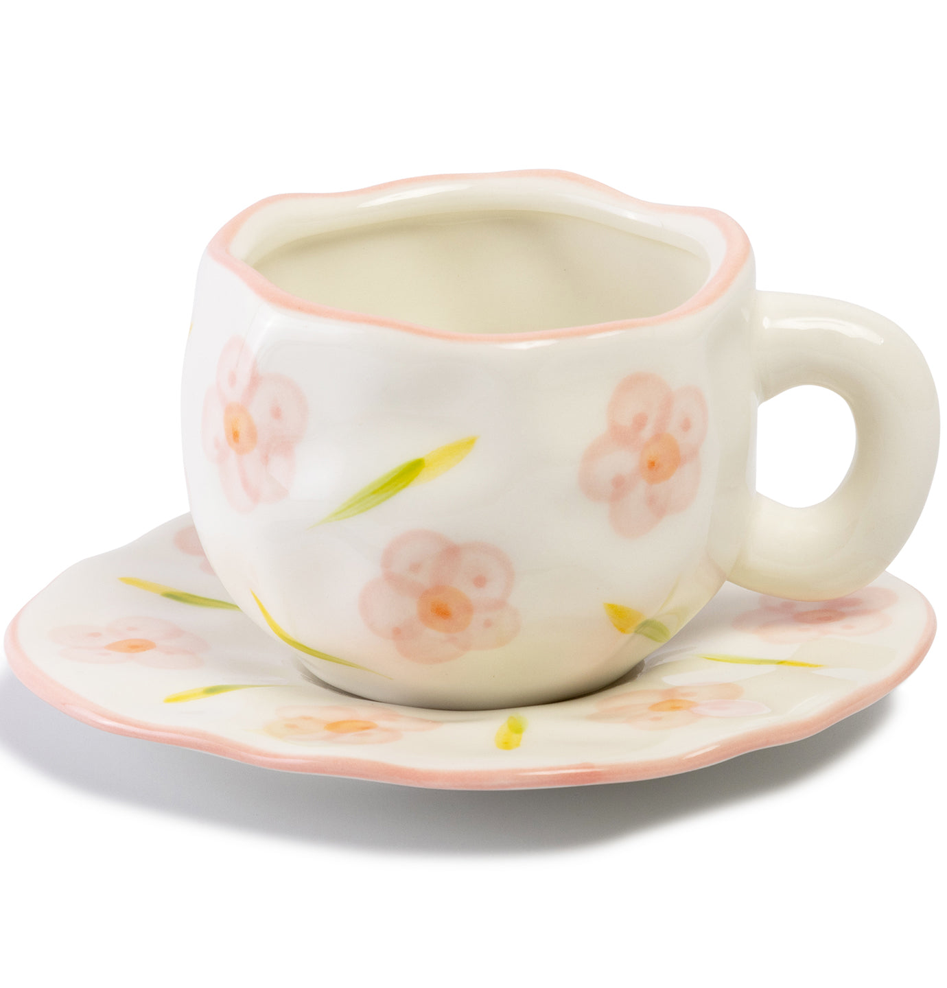 Pink Flower Mug