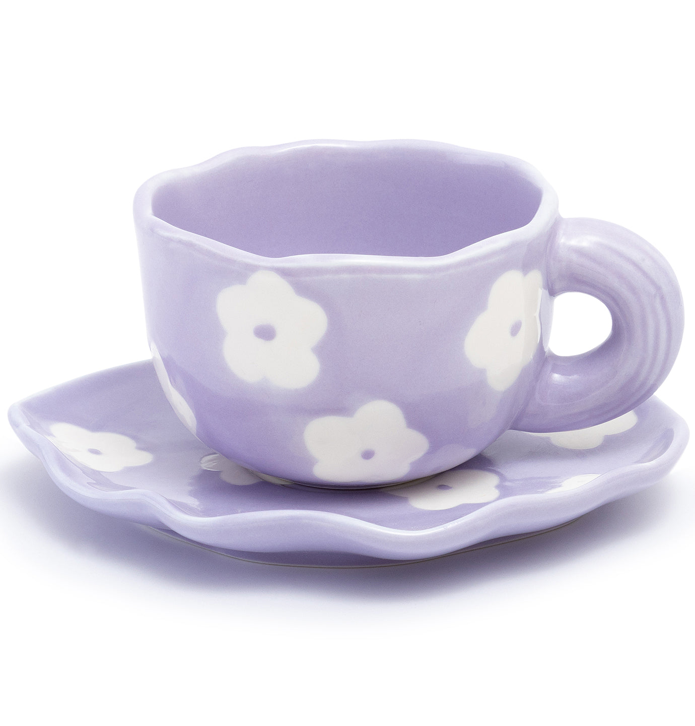 Lilac Flower Mug