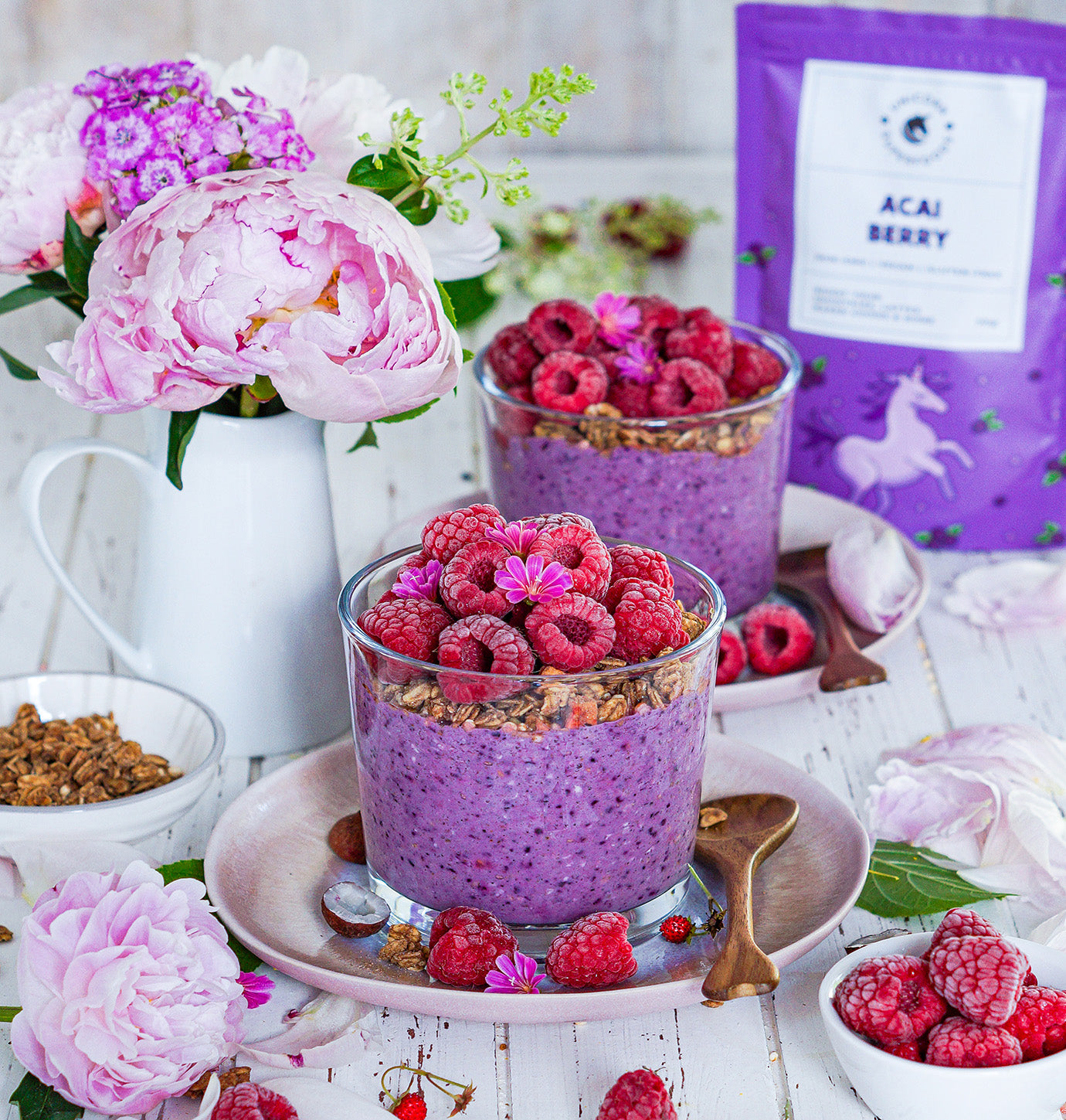 acai berry chia pudding