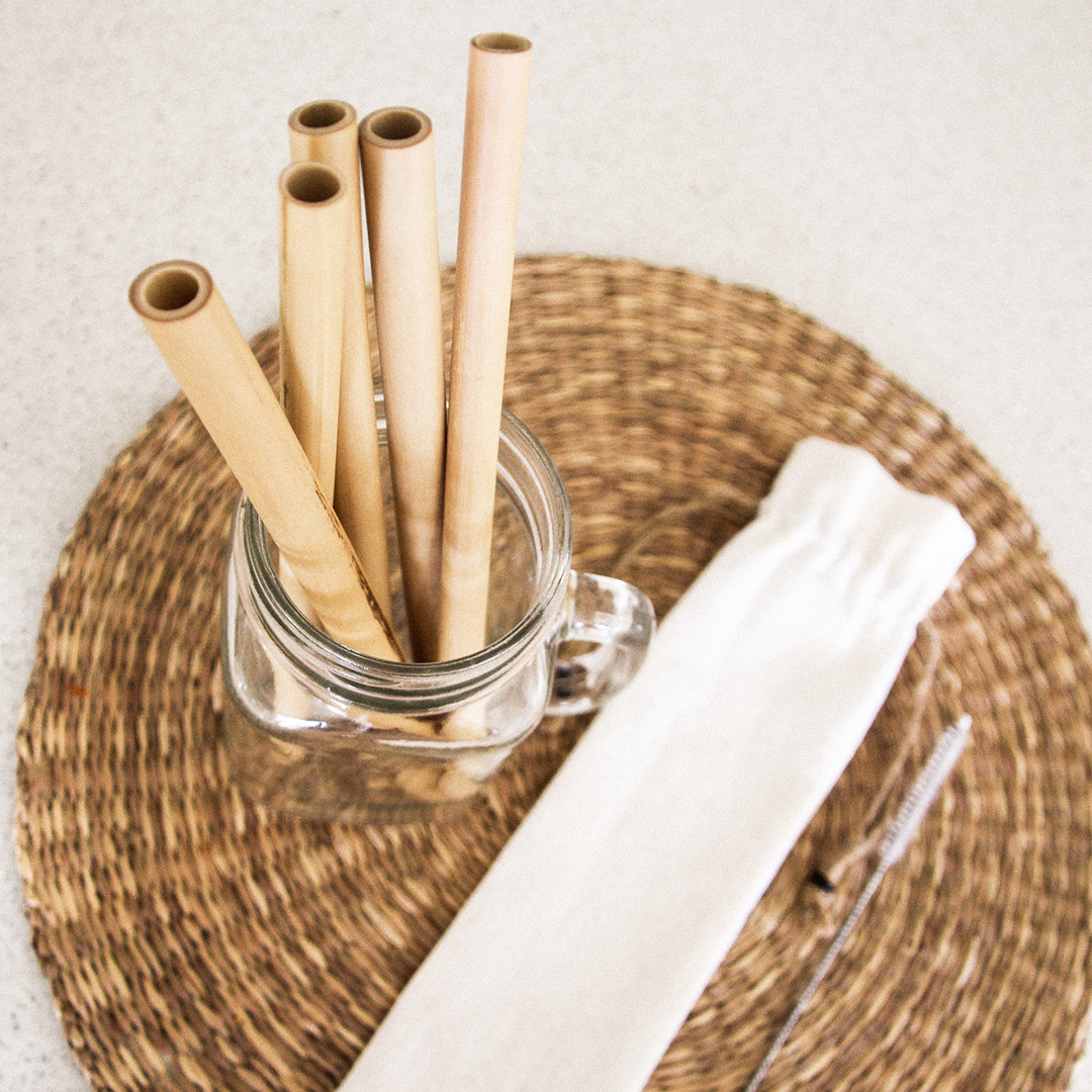 Bamboo reusable straws