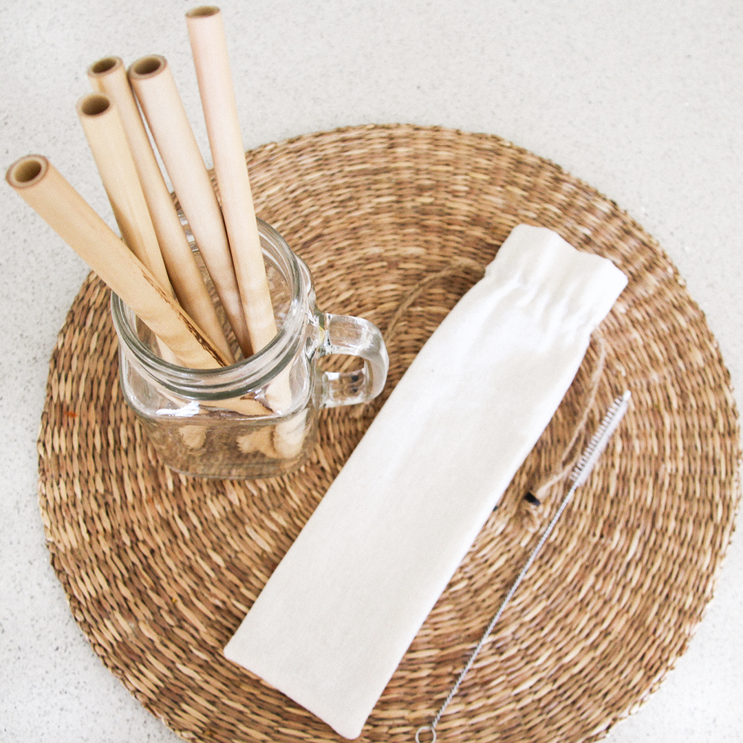 Bamboo reusable straws