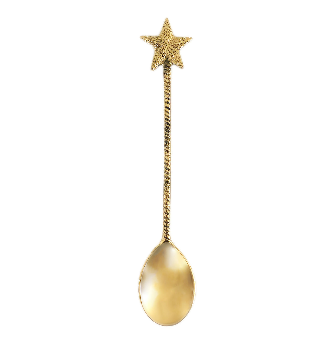 star brass spoon