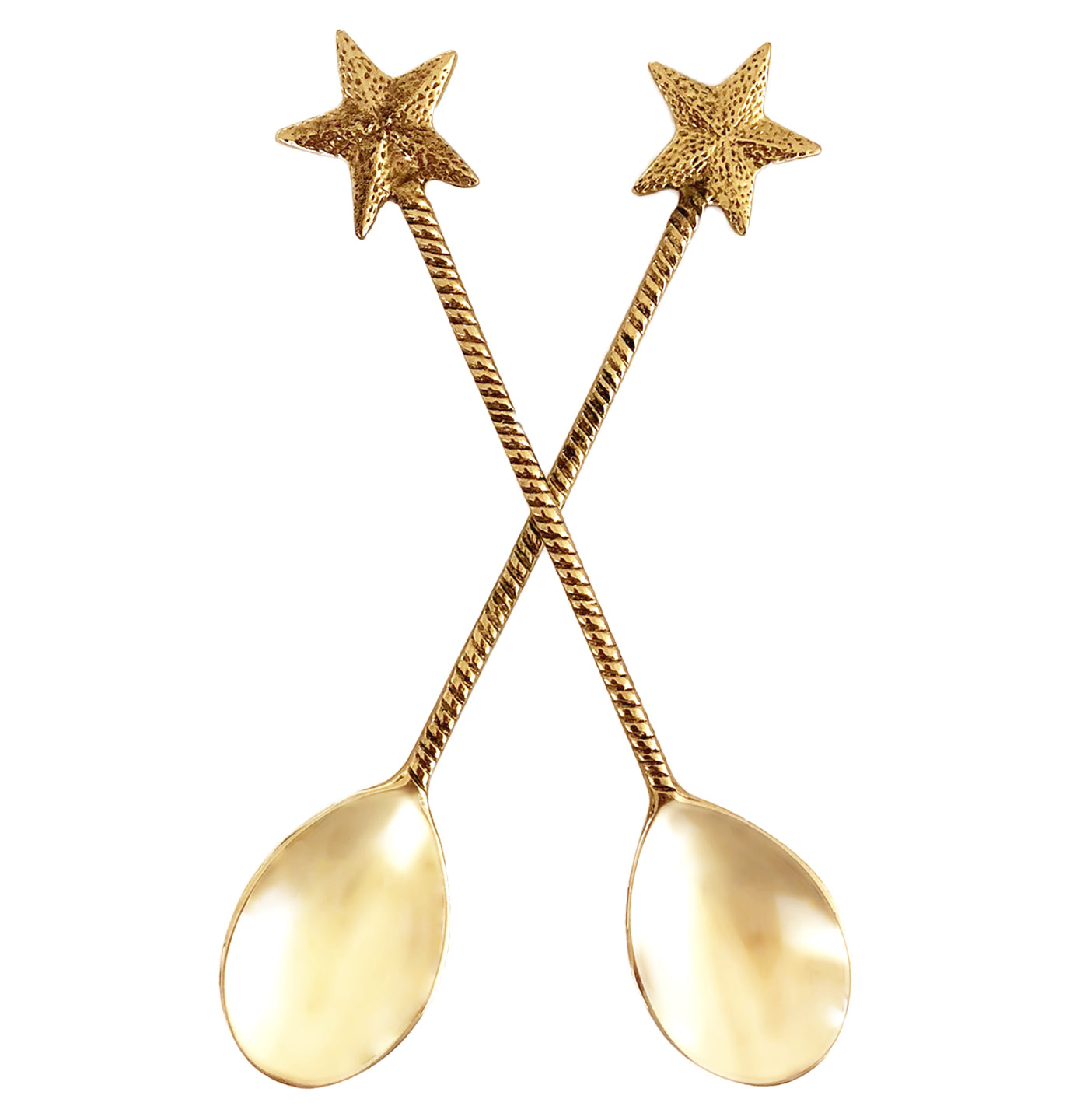 star brass spoons