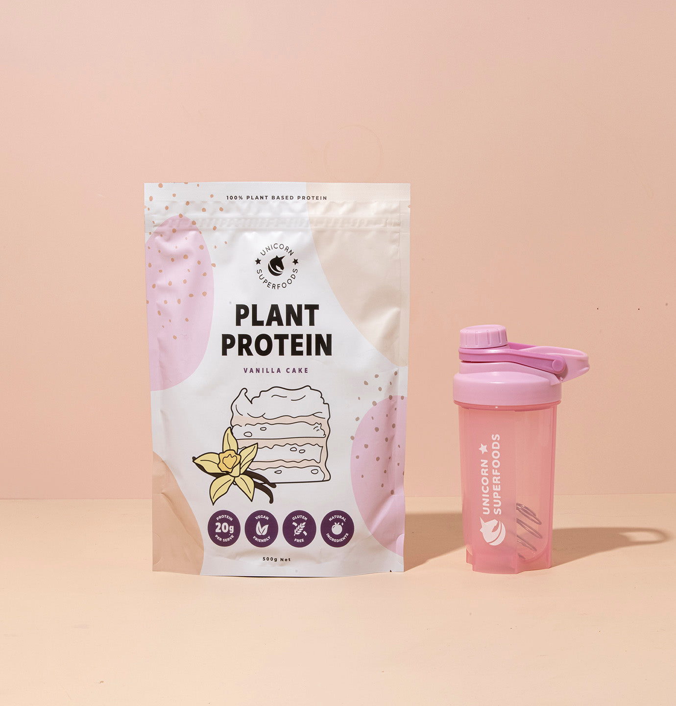 24oz Baby Pink Protein Shaker Protein Shaker Custom Protein Shaker