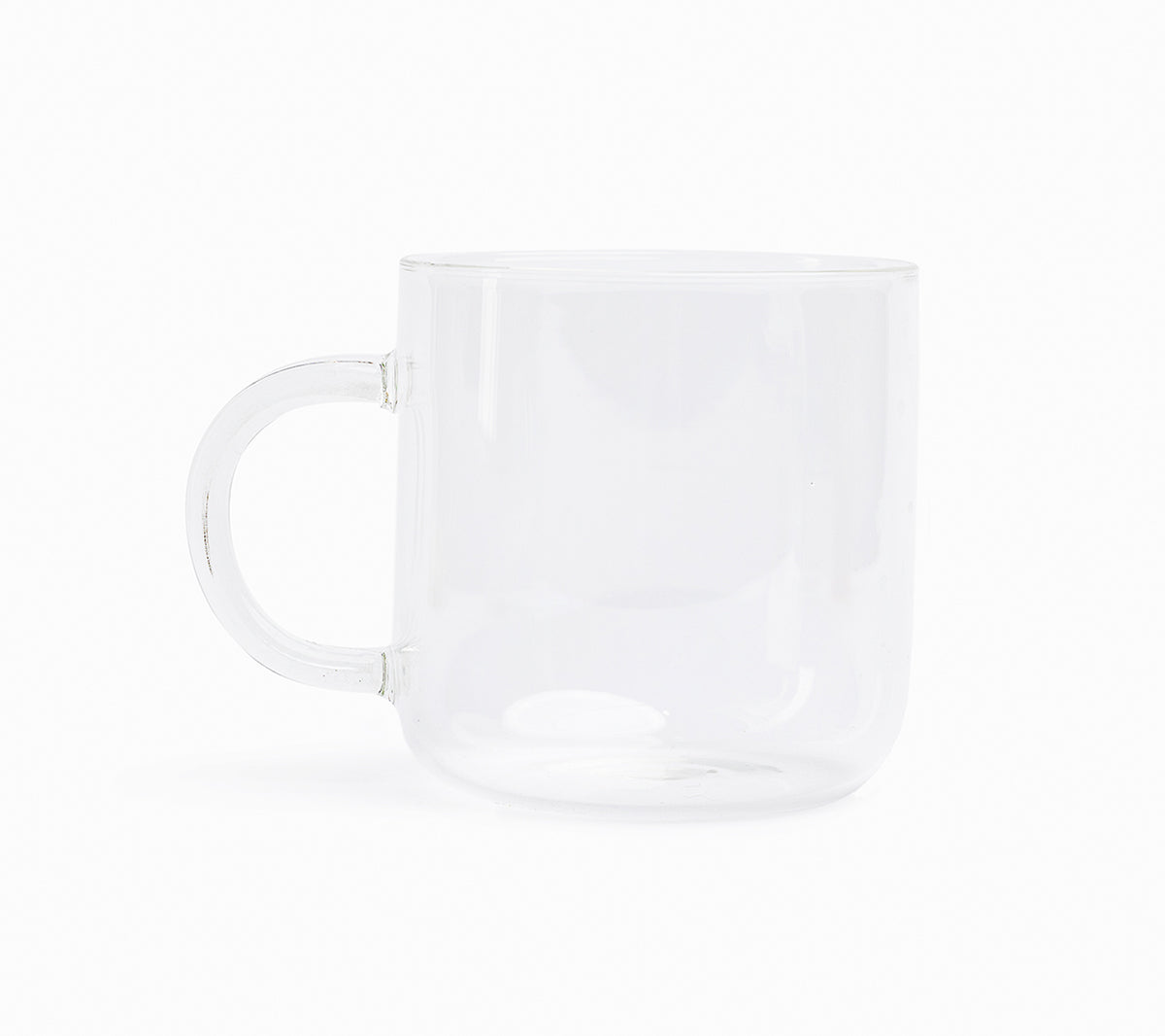 clear Borosilicate Glass Mug