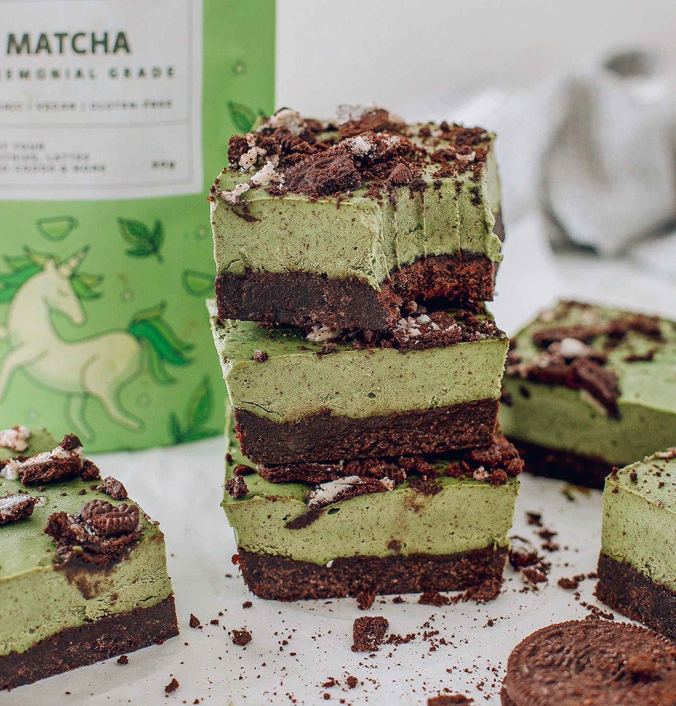 matcha cheese cake