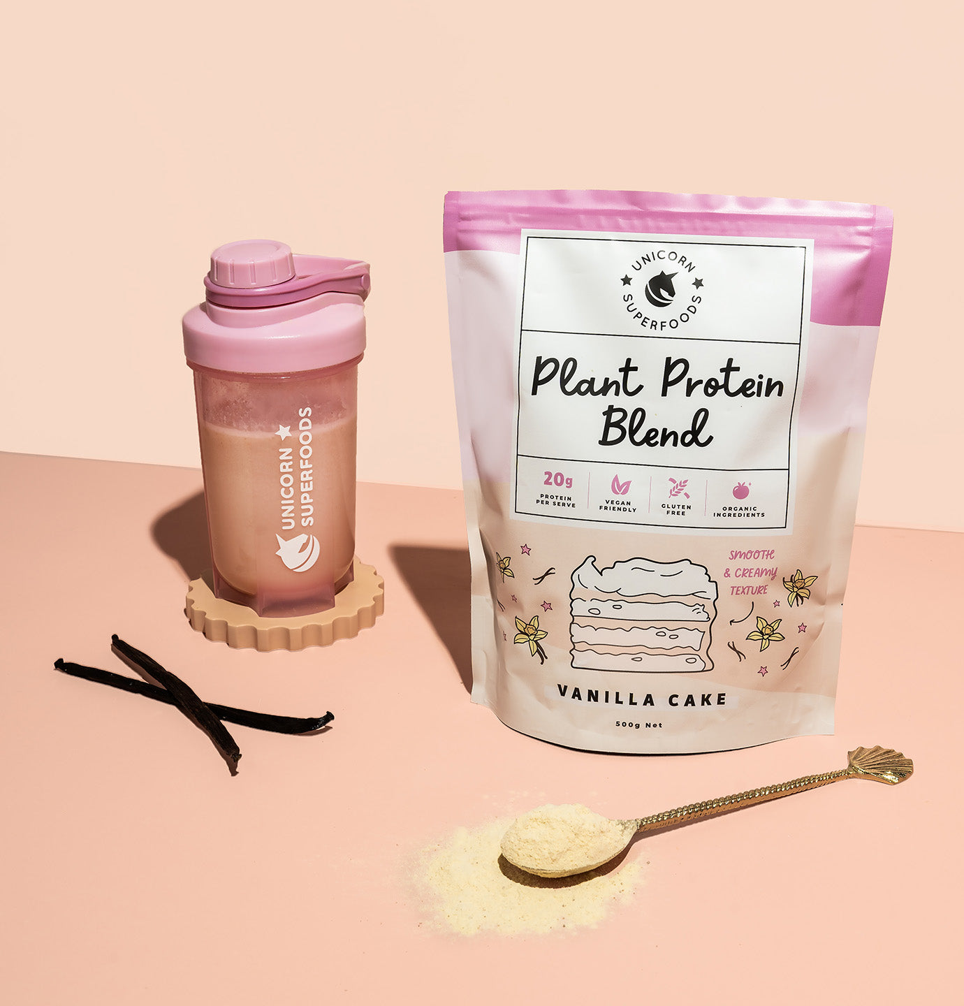 Plant Protein - Vanilla Cake